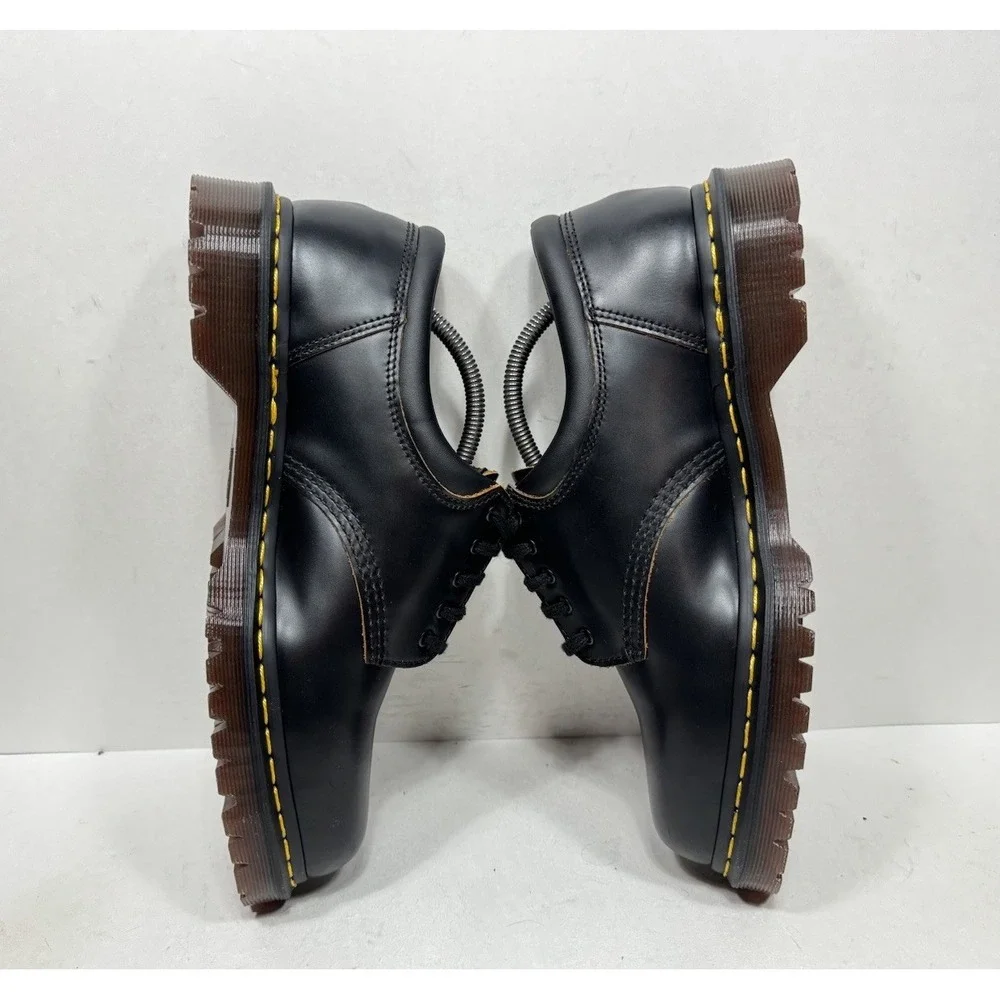 Dr. Martens 8053 Black Leather Oxford Shoes Men's Size 11 AirWair 5 Eye